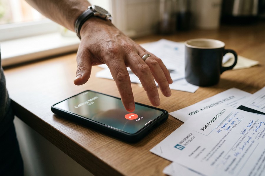 Decision flowchart showing whether to file a claim or pay out of pocket based on cost comparison