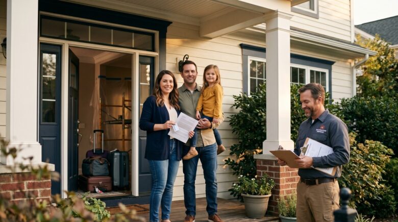 Homeowner reviewing loss of use coverage in a homeowners insurance policy document