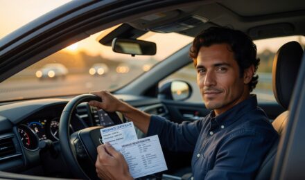 US map showing minimum car insurance requirements by state for drivers