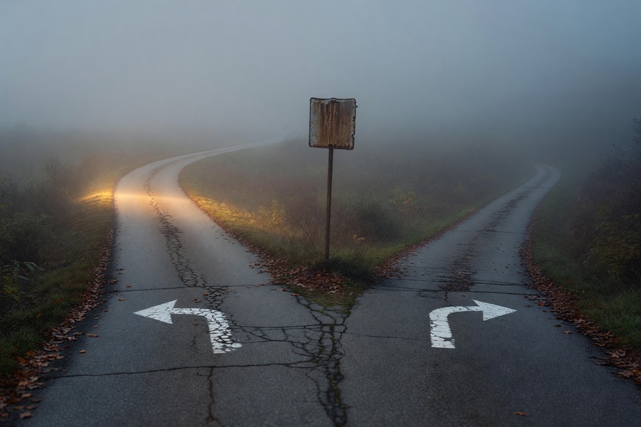 U.S. map showing no-fault versus at-fault states with color-coded regions