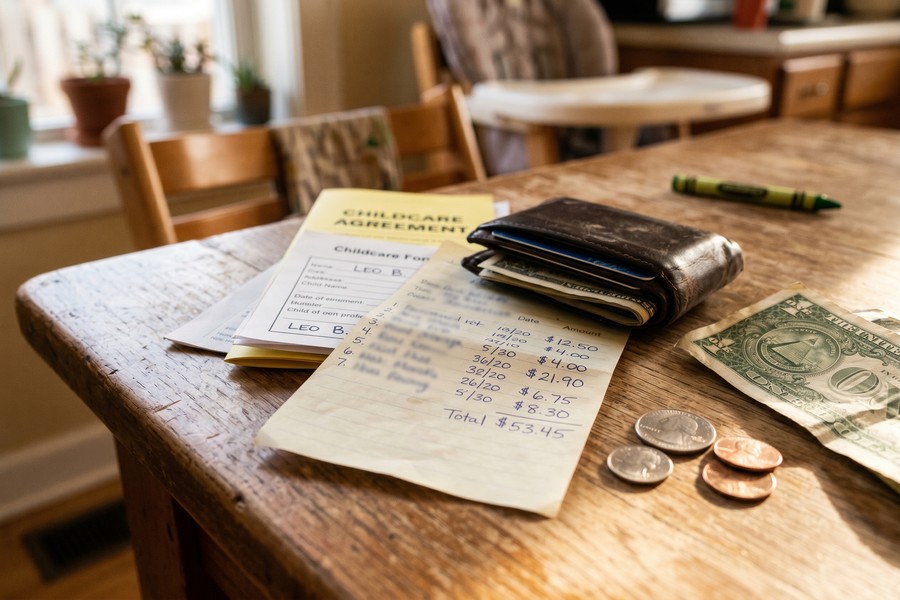 Infographic showing economic value of stay-at-home parent services versus insurance coverage limits