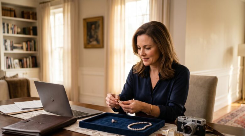 Homeowner reviewing personal property coverage limits for valuable items in an insurance policy binder