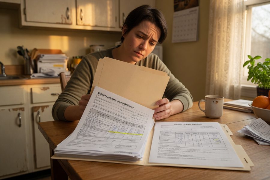 ACA Marketplace premium tax credit tiers by annual income for a single adult in 2025