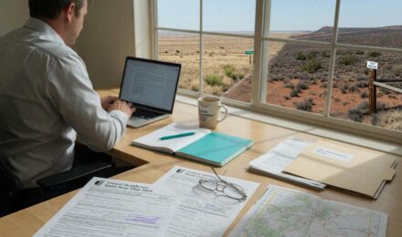 Remote worker on video call considering health insurance options across different states