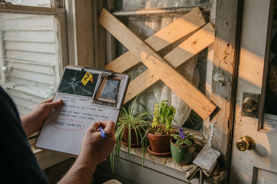 Home inventory checklist organized room by room for burglary insurance documentation