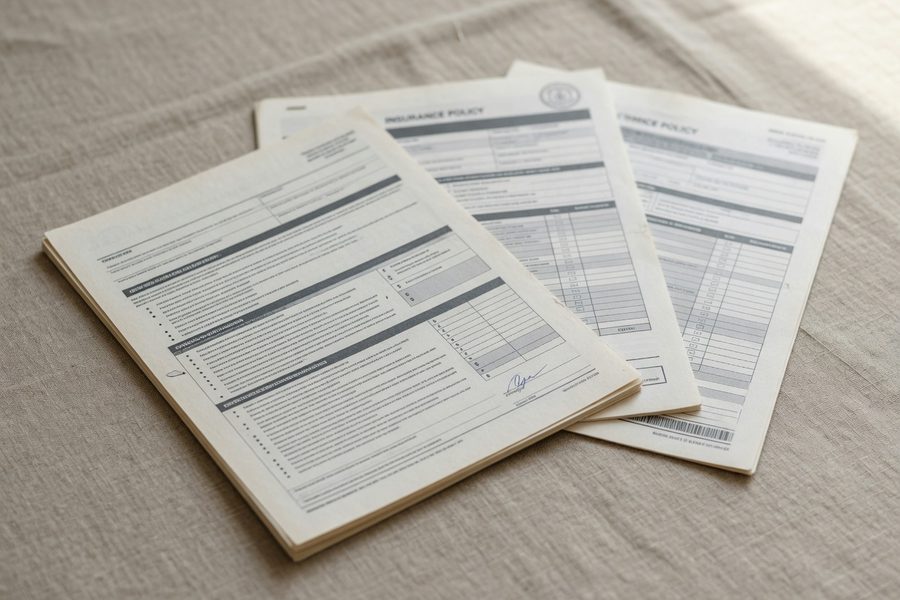 Side-by-side comparison chart of DP-1, DP-2, and DP-3 landlord policy forms with coverage types highlighted