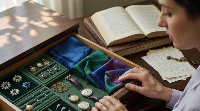 Home interior showing valuable items including electronics, jewelry, and personal belongings that may be covered under homeowners insurance personal property coverage