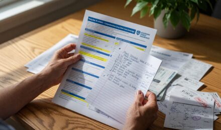Adult caregiver balancing financial responsibilities for children and aging parents