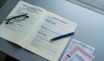 Comparison chart of term life insurance riders showing costs and benefits
