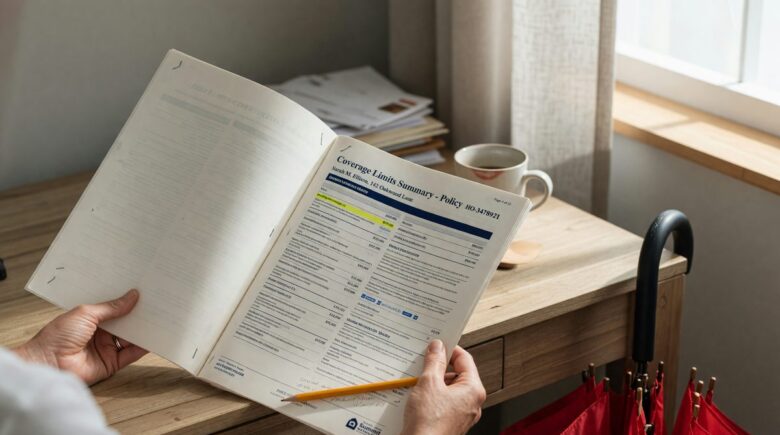 Comparison of umbrella policy and homeowners liability coverage limits with verdict amounts