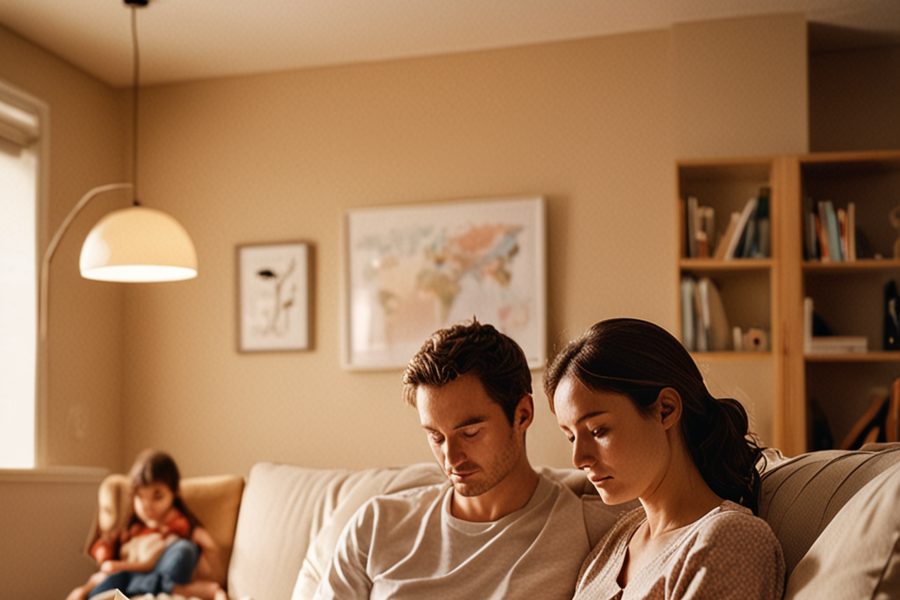 Image comparing two family timelines with coverage end dates