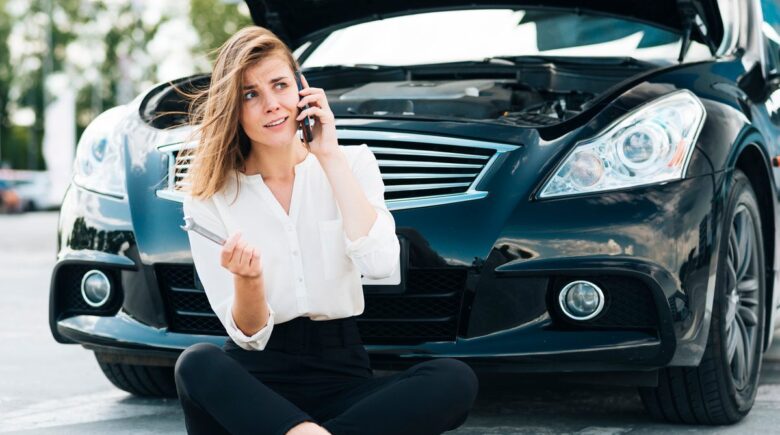Comparison of auto insurance rates before and after an at-fault accident showing percentage increase