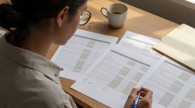 Young professional reviewing health insurance plan options on laptop after college graduation