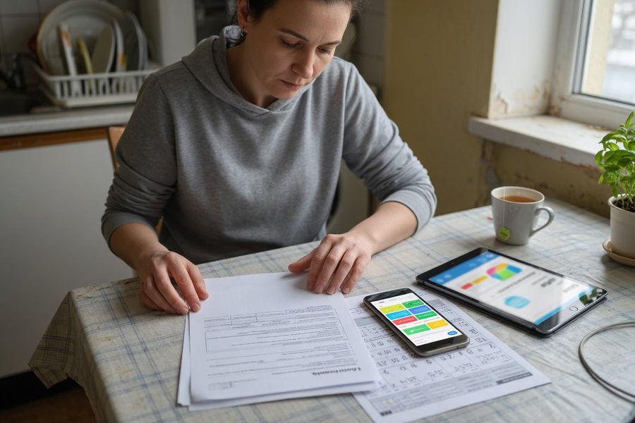 ACA Marketplace health plan comparison on a laptop screen