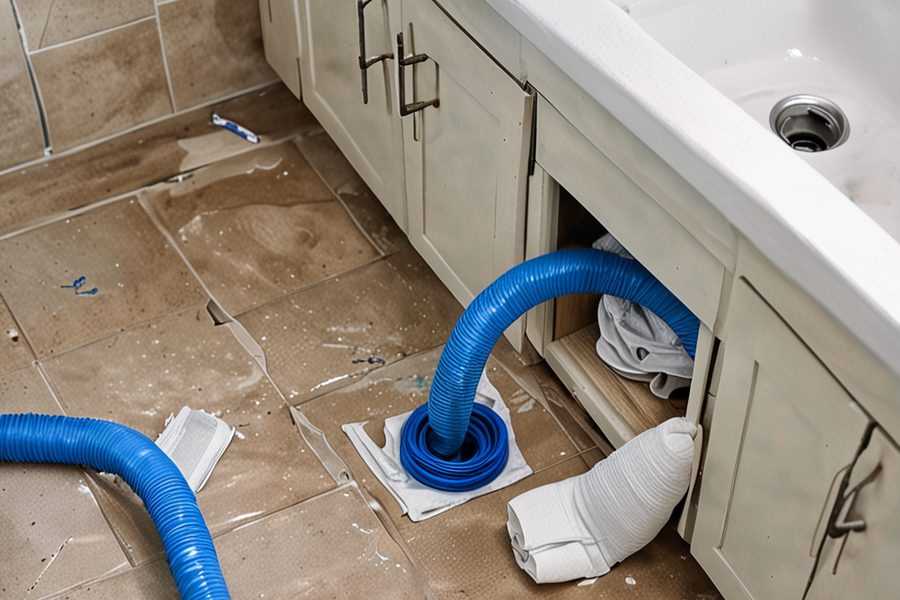 Dwelling and personal property coverage breakdown after burst pipe