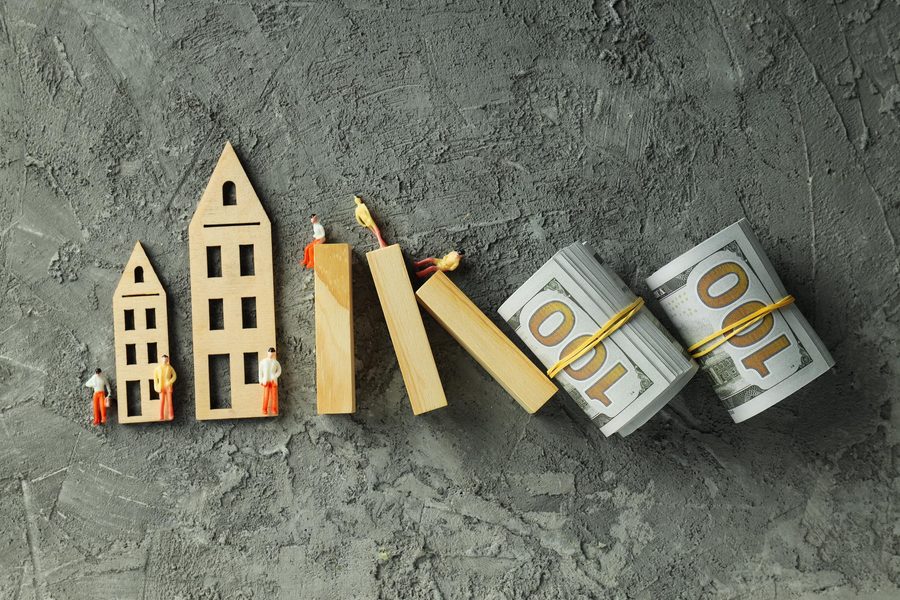 A mortgage timeline chart showing balance decline from age 40 to 60