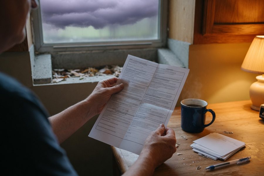 Chart showing common landlord insurance discounts: multi-policy, alarm system, claim-free, and tenant screening