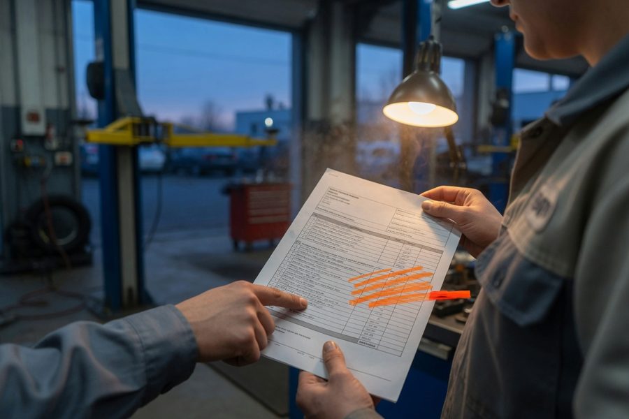 A policyholder uploading a rental receipt and repair estimate to an insurance mobile app.
