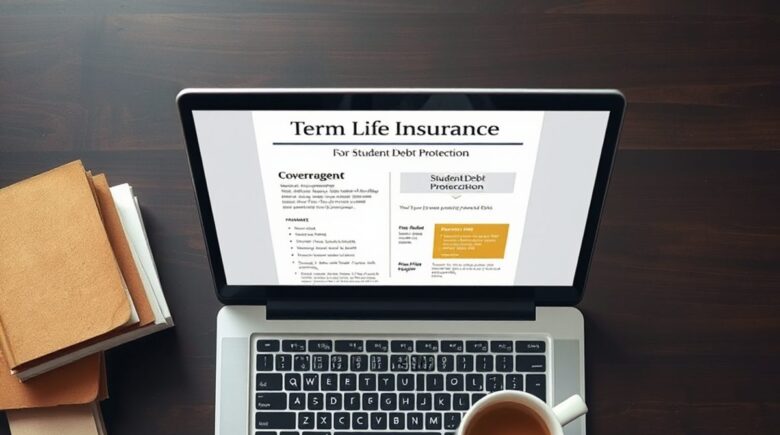 A high-income earner with student debt discussing term life insurance options
