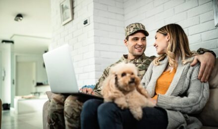 Military spouse with term life insurance coverage in 2025