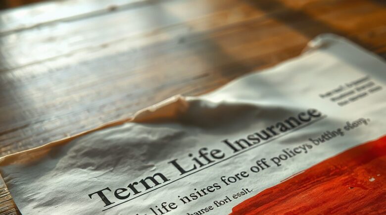 Family home protected by term life insurance during severe weather event