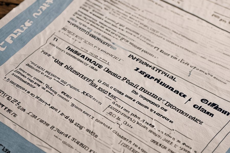 Survivor navigating post-disaster insurance claim